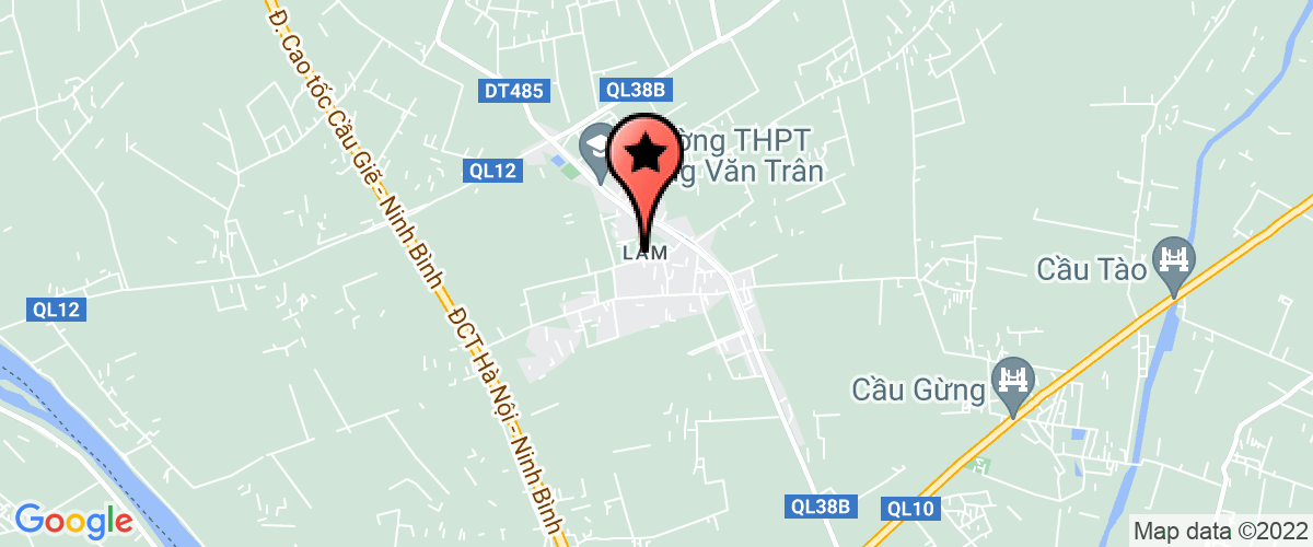 Map go to UBND Thi tran Lam