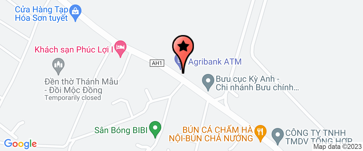 Map go to Cong doan Vu Ha Tinh phuc loi thuyen vien Vung ang Center Navigation Port