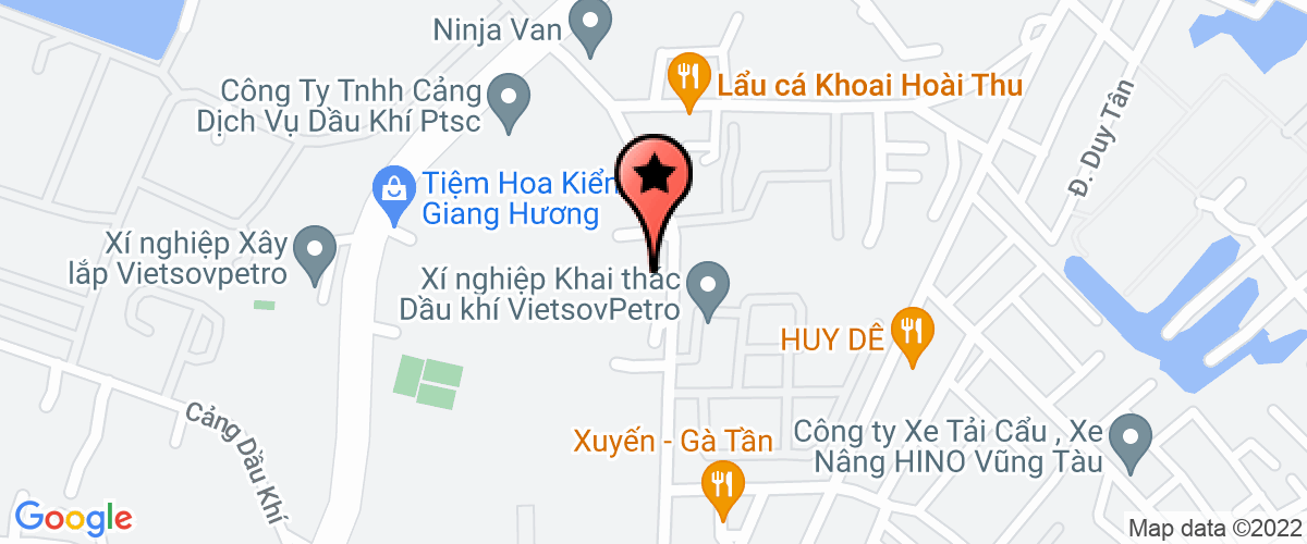 Bản đồ đến Công Ty Trách Nhiệm Hữu Hạn Nguyễn Gia Vũng Tàu
