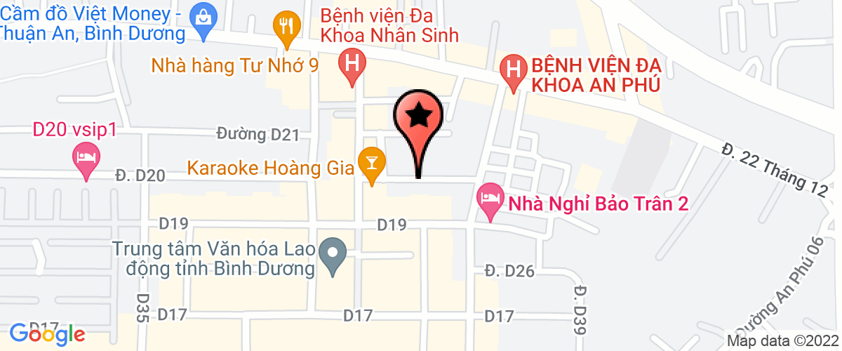Map go to Kha Cuu Company Limited