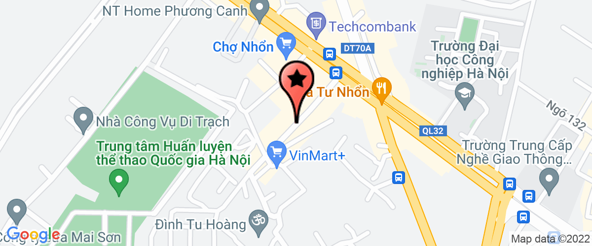 Map go to DV & TM Anh Viet Company Limited