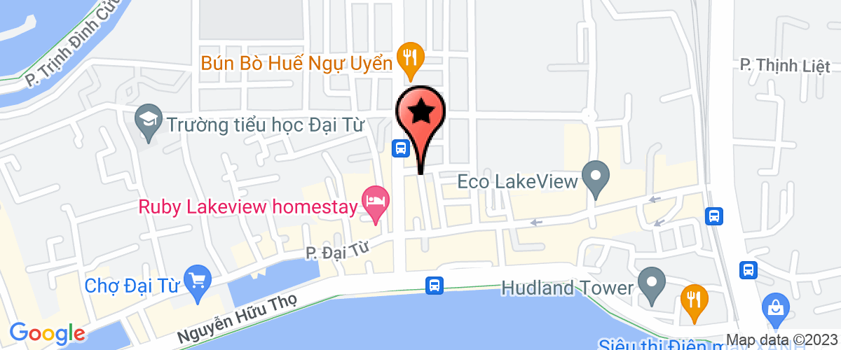 Map go to co phan thuong mai va van phong pham Hoang Ha Company