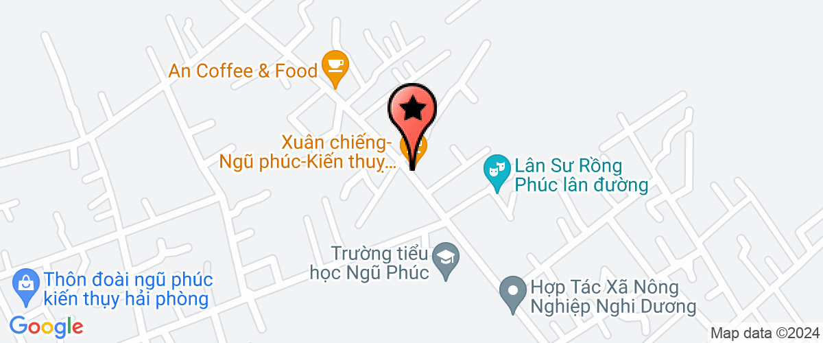 Map go to thuong mai van tai xuat nhap khau Hoang Anh Company Limited