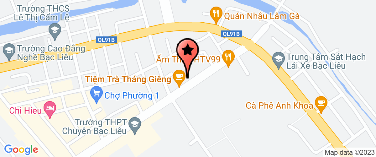 Map go to Thien Nhan Bac Lieu Company Limited