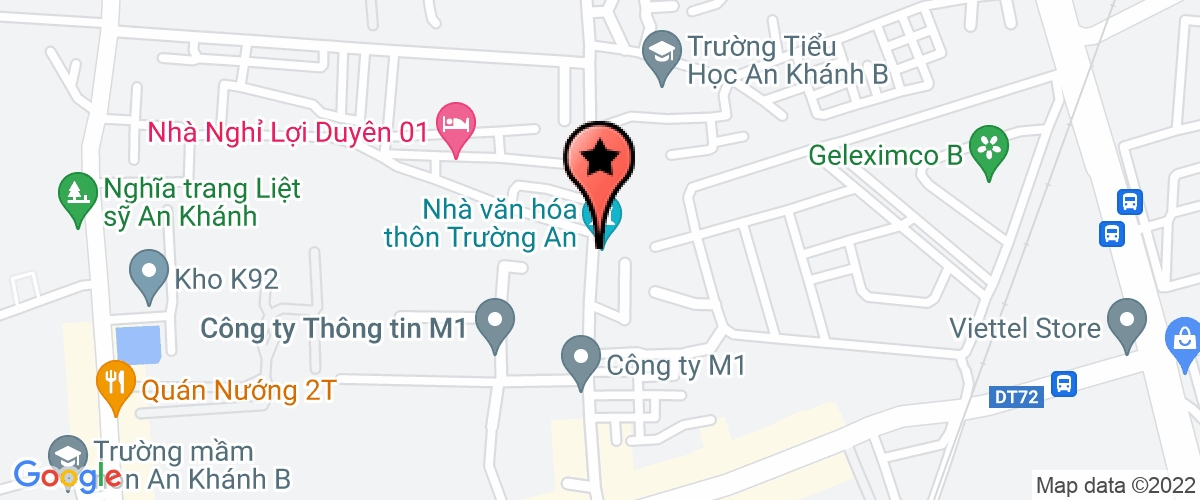 Map go to Tien Dat Construction Structure Company Limited