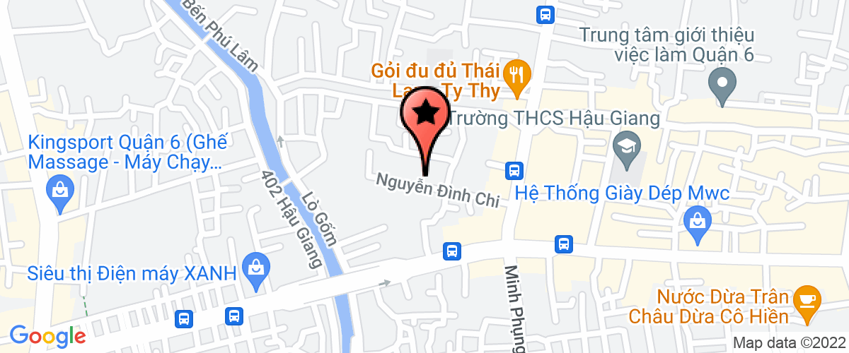Map go to Hung Vuong Service Trading Production Company Limited