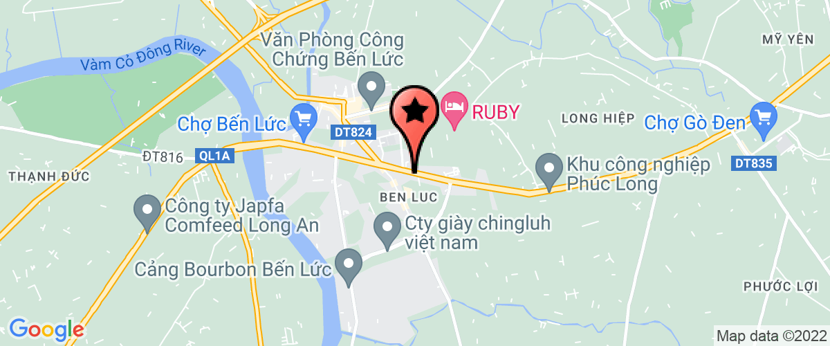 Map go to Nong Ngu Co Pham Ngoc Private Enterprise