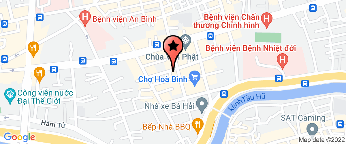 Map go to Tran Dang Thanh Hong Private Enterprise