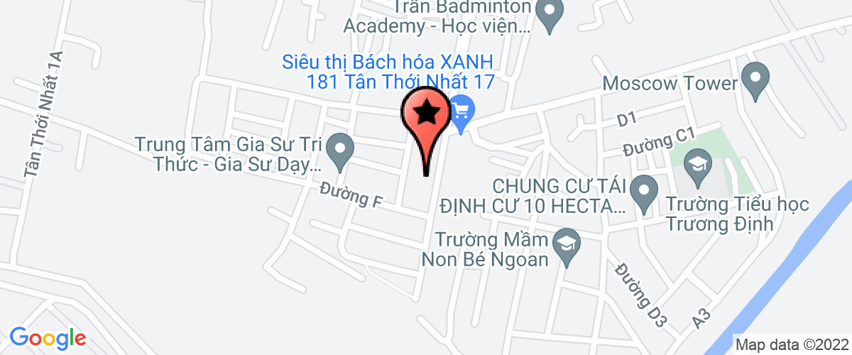 Map go to De Tuoi Anh Thu Culinary Company Limited