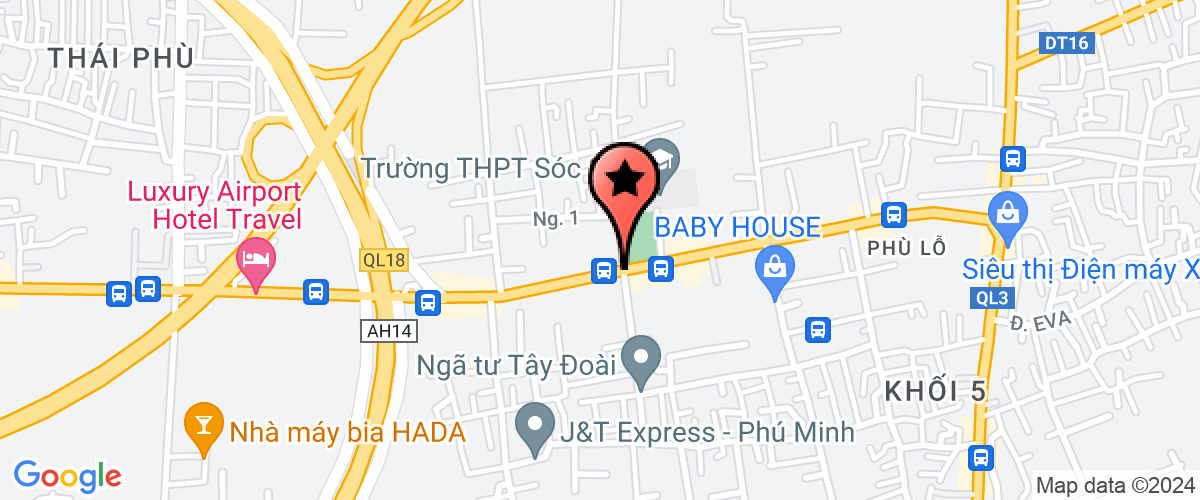 Map go to Son Thu Transport Investment Company Limited
