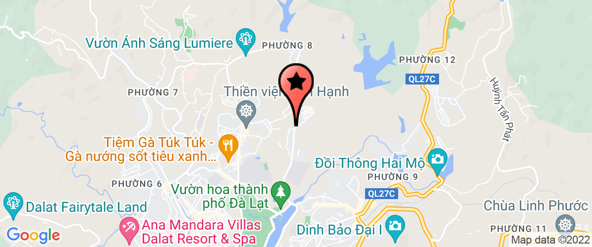 Map go to Toho-Dalat Import and Export Company Limited