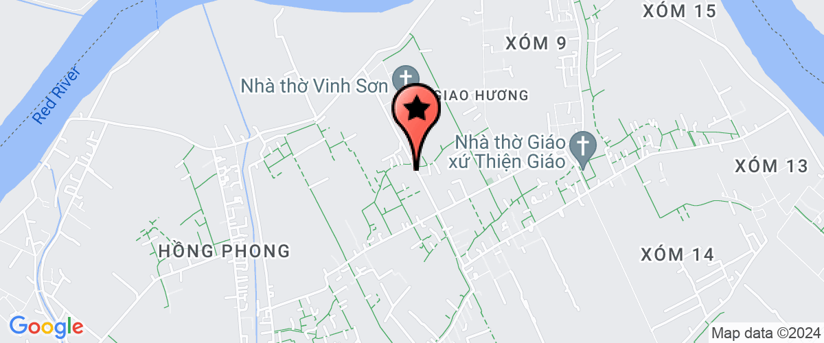Map go to Giao Tien A Elementary School