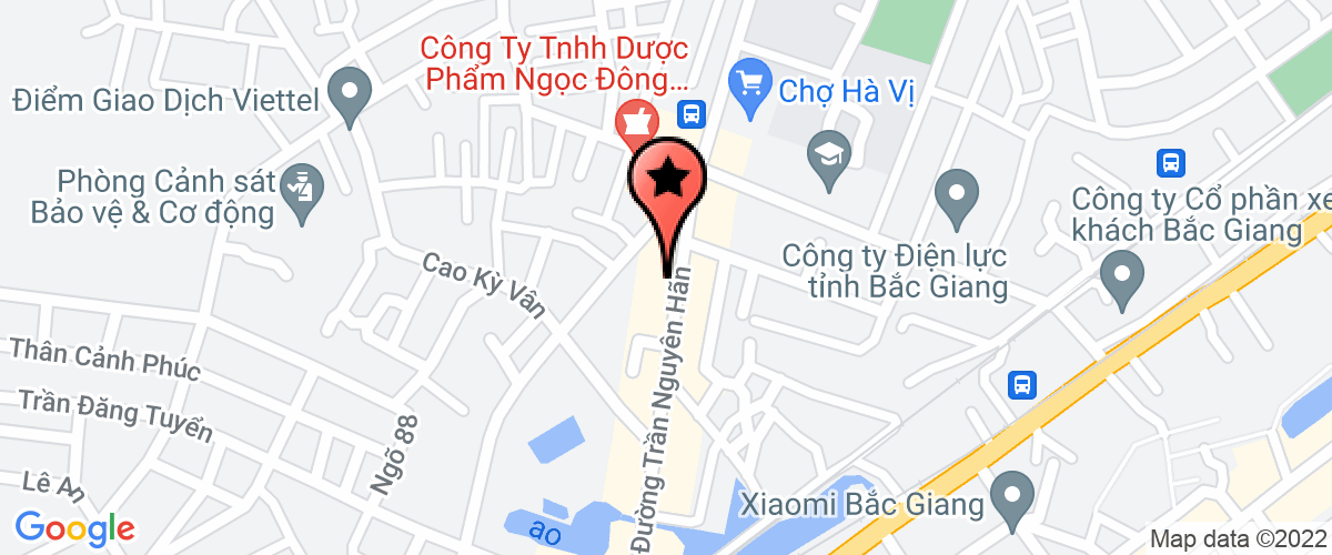 Map go to Bac Giang Infrastructure Development Bac Giang Joint Stock Company