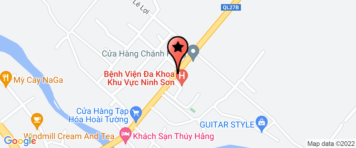 Map go to Giao duc thuong xuyen day nghe va huong nghiep Ninh Son District Center