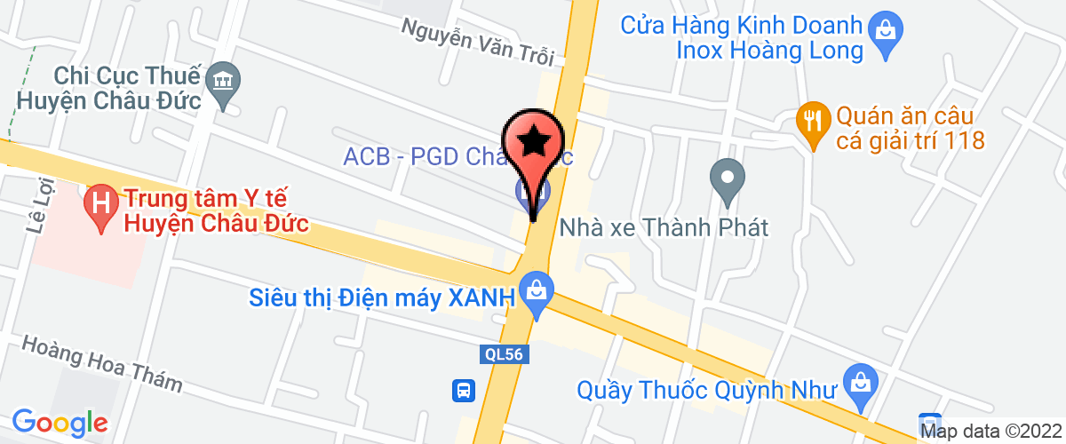 Bản đồ đến Công Ty TNHH Dầu Nhớt Thiên Long Việt Nam