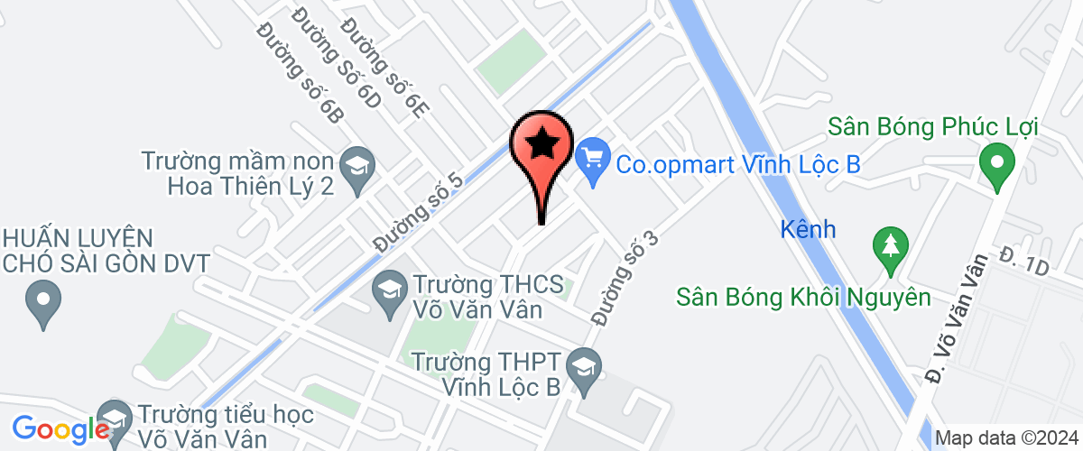 Bản đồ đến Công Ty TNHH Tư Vấn Dịch Vụ Quốc Tế Lê Nguyễn