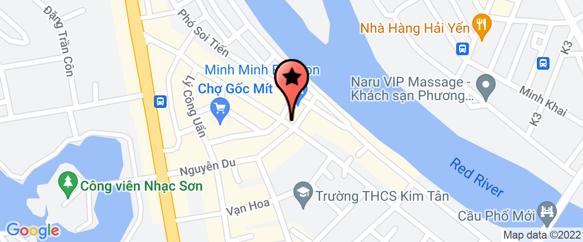 Map go to Rau - Hoa - Qua Lao Cai Company Limited