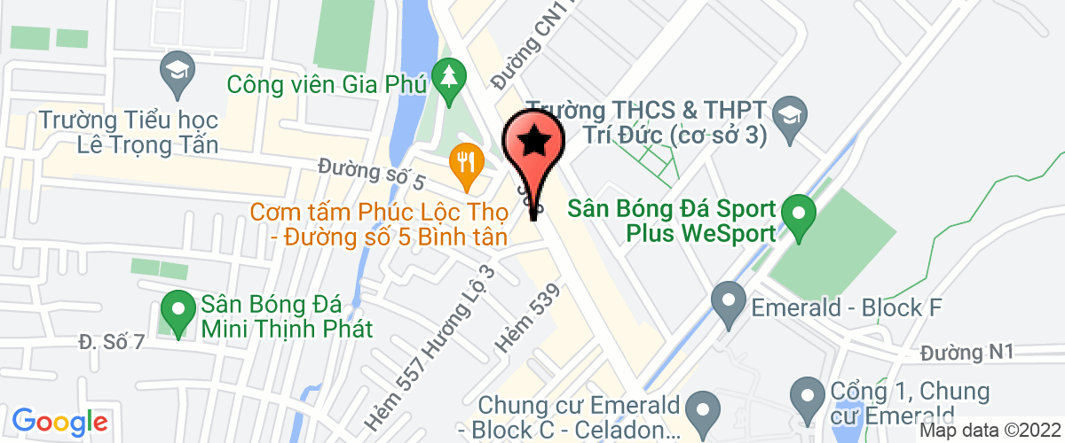Map go to Mot Ngoi Sao Company Limited