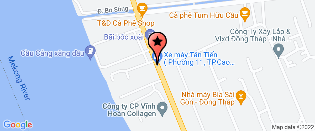 Bản đồ đến Công Ty TNHH Tân Thành Phát Cao Lãnh
