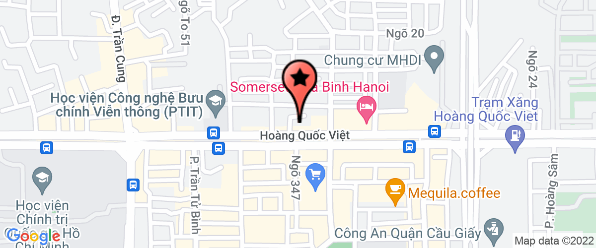 Map go to Hoang Anh Industry Hygienic Service Company Limited