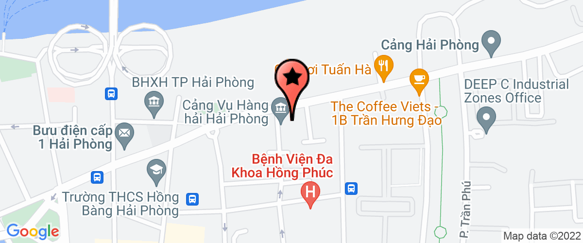 Map go to Bach Dang Plastic Joint Stock Company