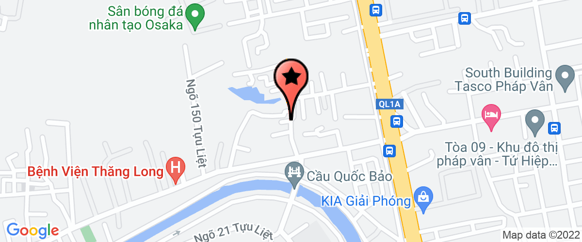 Map go to Tien Dat Import Export, Production Company Limited