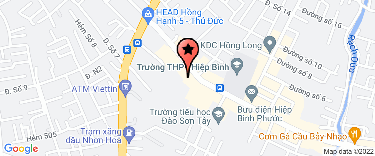 Map go to Hoang Tuan Cuong Company Limited