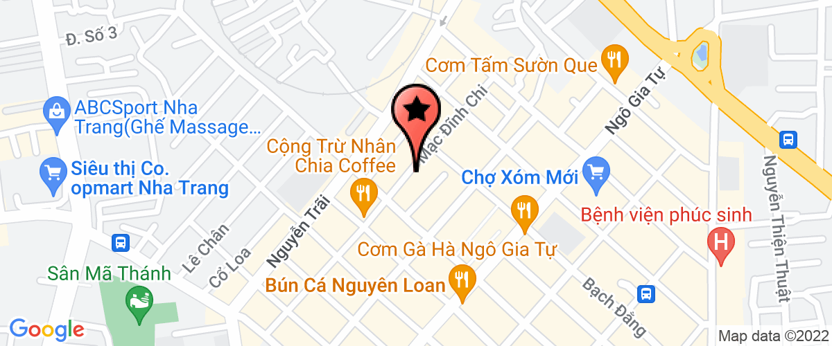 Map go to Ngoc Tam Nha Trang Company Limited
