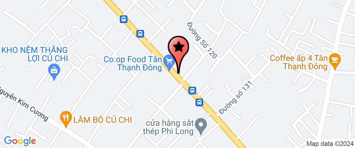 Map go to Hoa Cuc Vang Import Export Production Company Limited