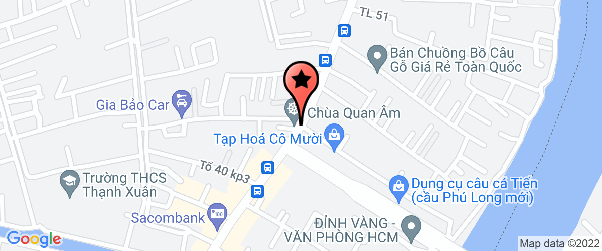 Map go to Canh Quan Gia Bao Service Trading Production Company Limited