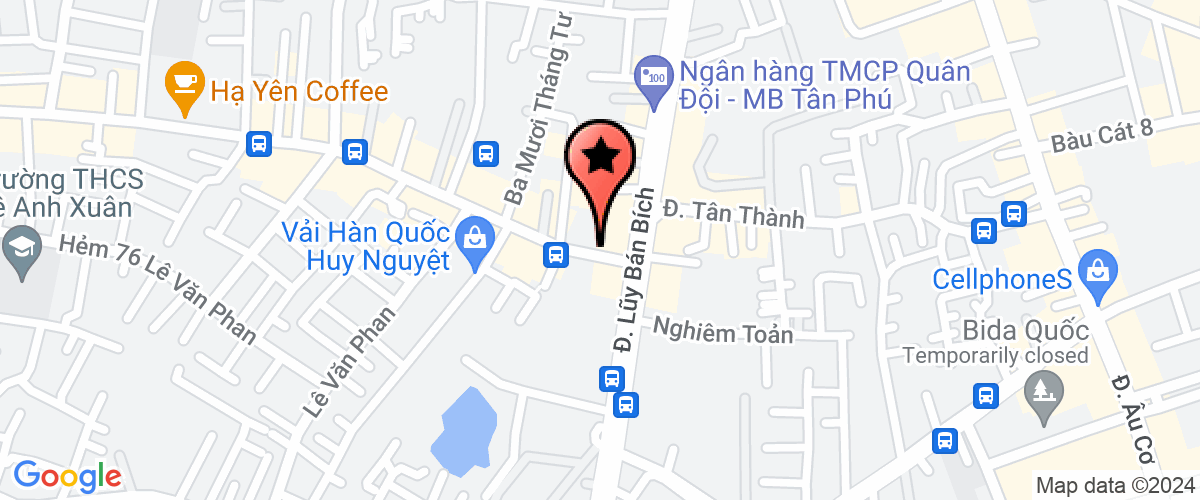 Map go to Hoan My Service Medical Dentistry Company Limited