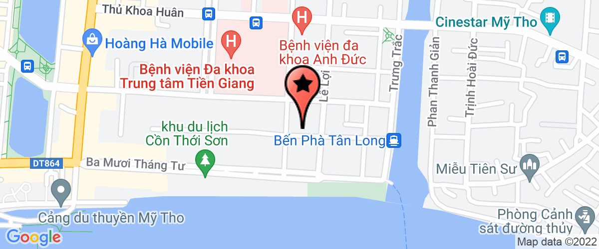 Bản đồ đến Sở Văn Hoá Thể Thao Và Du Lịch Tiền Giang