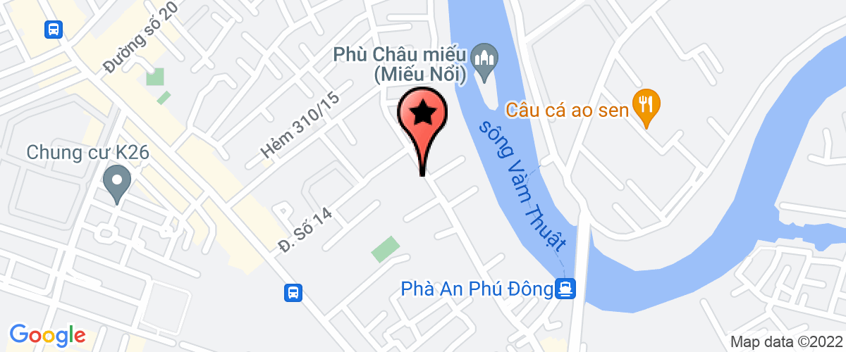 Map go to Phuong Nam Business Investment Service Trading Joint Stock Company
