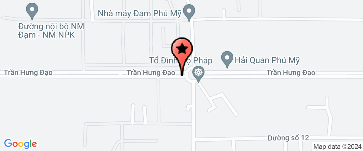Map go to CP Cau Kien Phu My Concrete Company