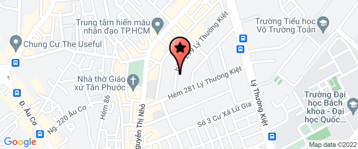 Bản đồ đến Công Ty TNHH TM Xnk Hưng Long Lv