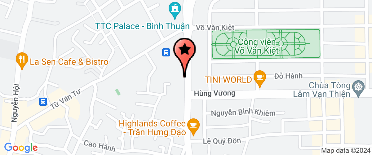 Map go to TMDV Hong Phong Production Company Limited
