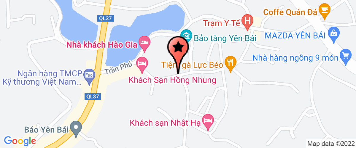 Map go to co phan Hoan Cau Yen Bai Company