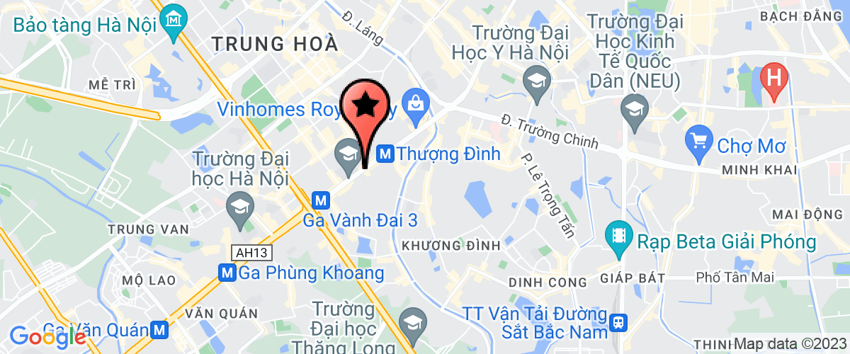 Map go to Truong Doanh Nhan Pti Company Limited