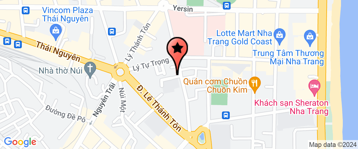 Bản đồ đến Chi nhánh Công ty  CP Y Phục Doanh nhân tại Nha Trang