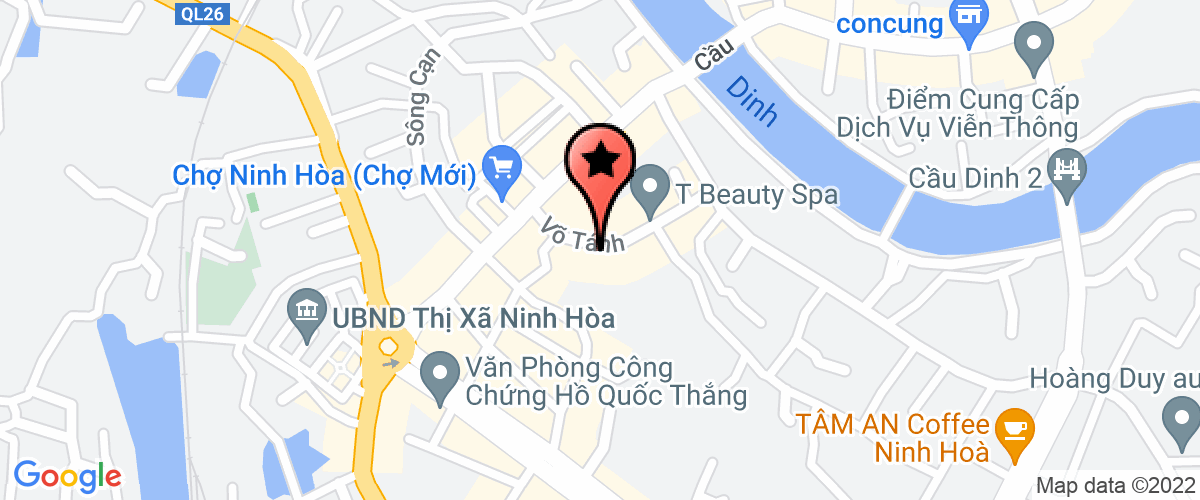 Bản đồ đến Công Ty TNHH Quang Huân Solar