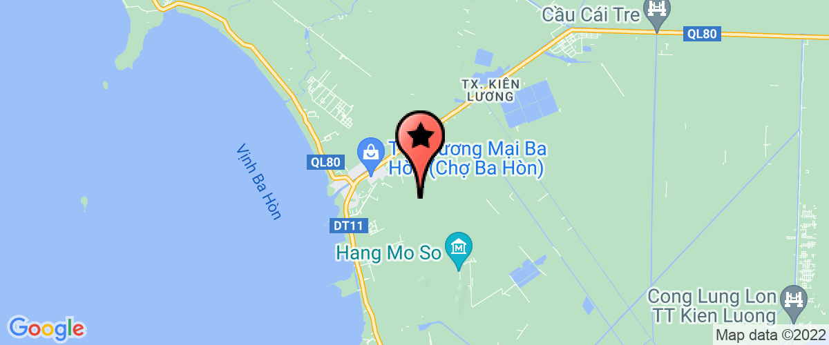 Map go to TMCP Kien Long - Phong Giao Dich so 4 Bank