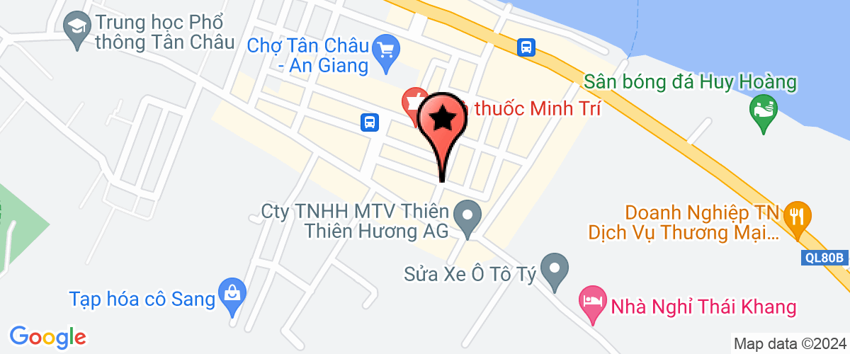 Bản đồ đến Công Ty TNHH Một Thành Viên Marina Plaza Tân Châu