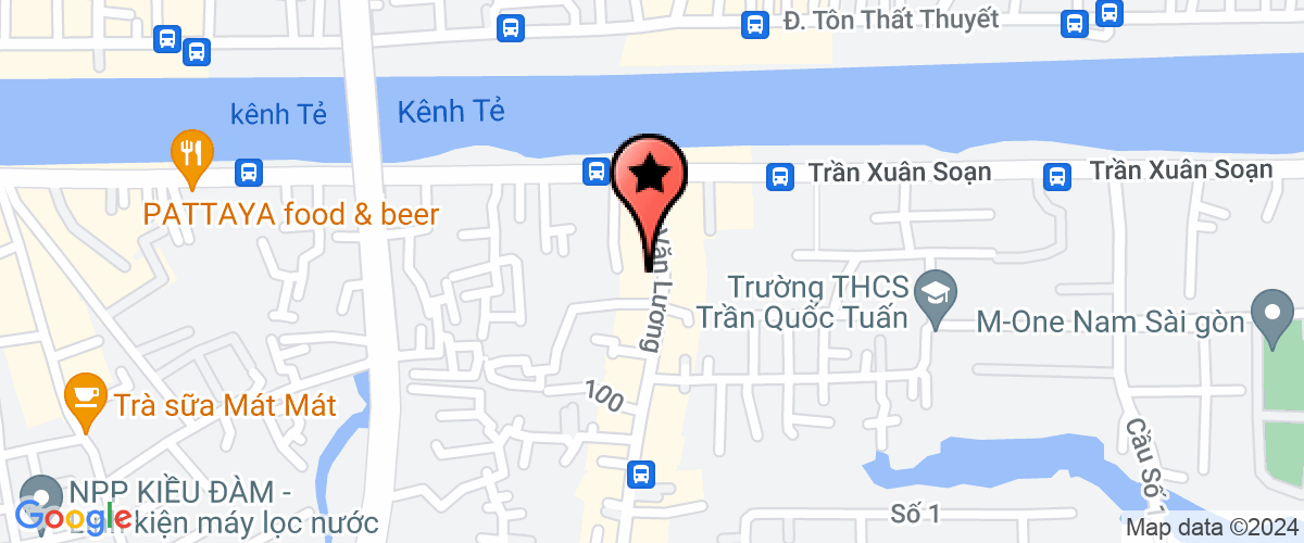 Map go to Dang Hieu Nghia Private Enterprise
