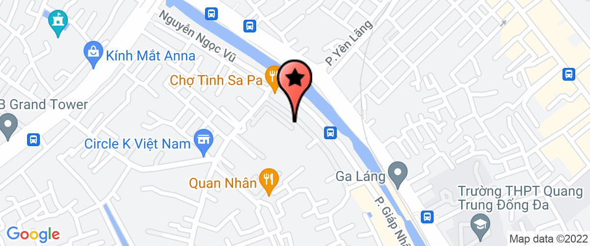 Map go to Ha Noi Xanh Service Trading Company Limited