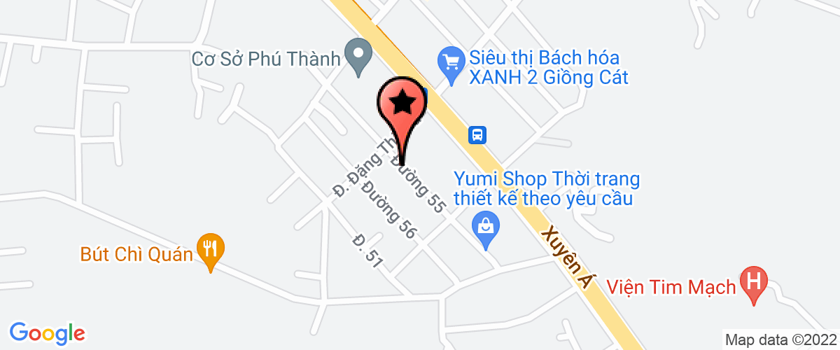 Map go to Quan Thuan Trading Production Company Limited