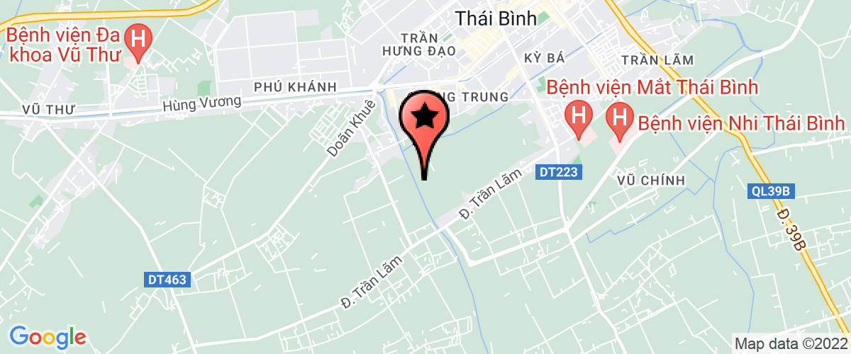 Map go to Tuan Hung Thai Binh Construction And Trading Company Limited