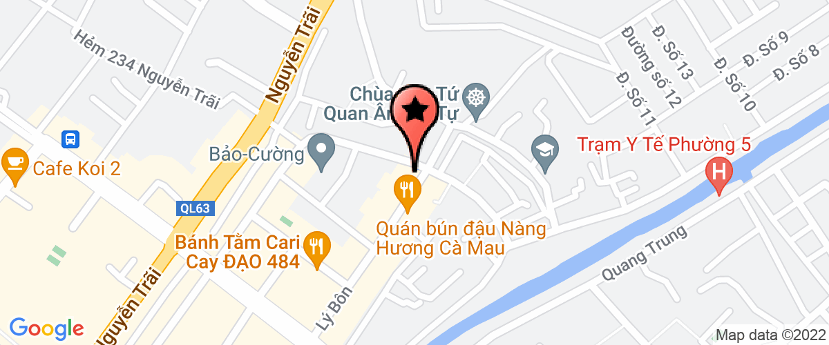 Map go to Hoang Thanh Services And Trading Company Limited