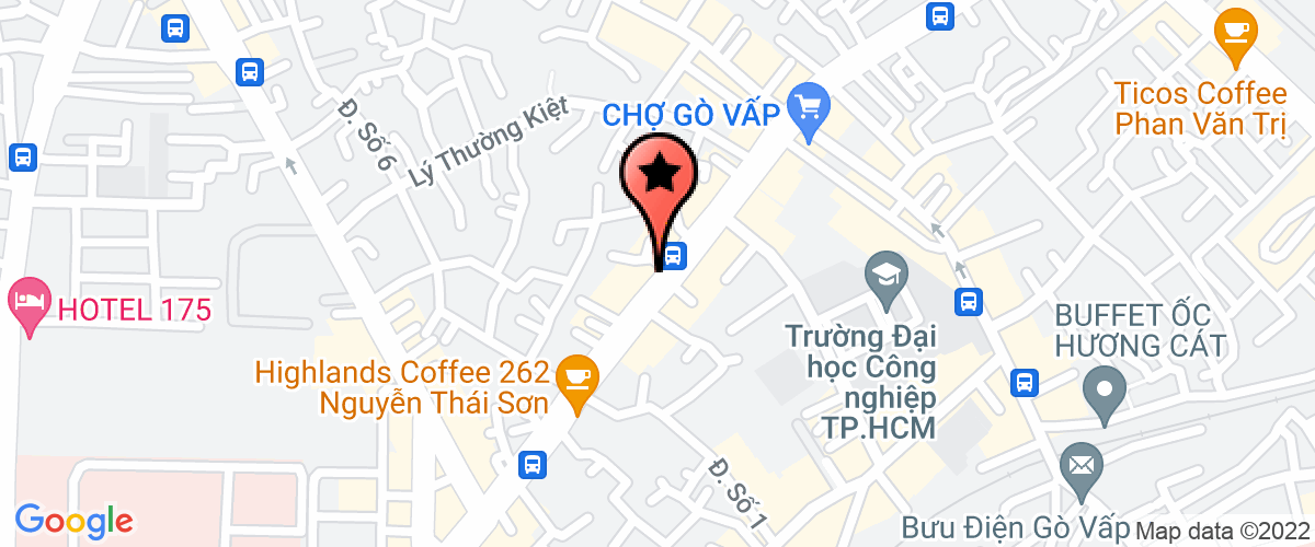 Map go to Truong Trung Cap  Sai Gon Technical Economy