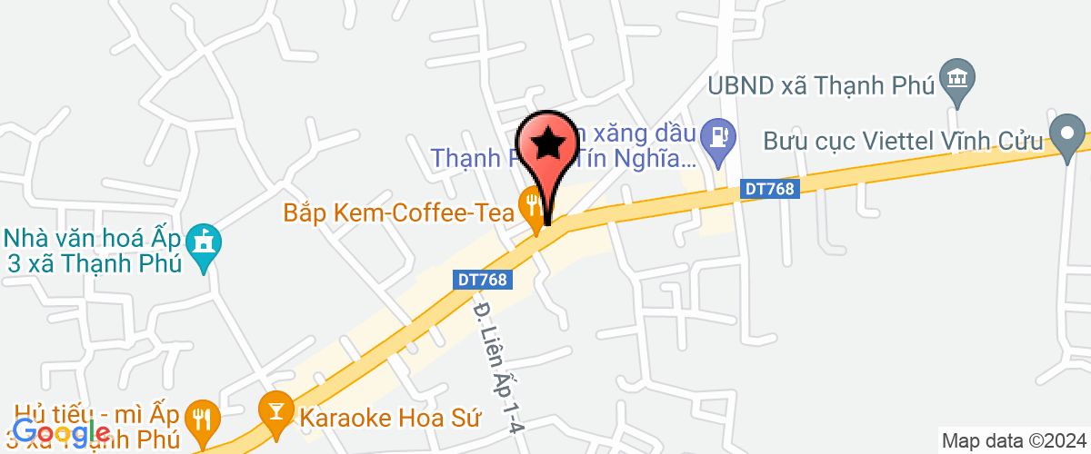 Map go to TRuong Tieu Hoc Thanh Phu