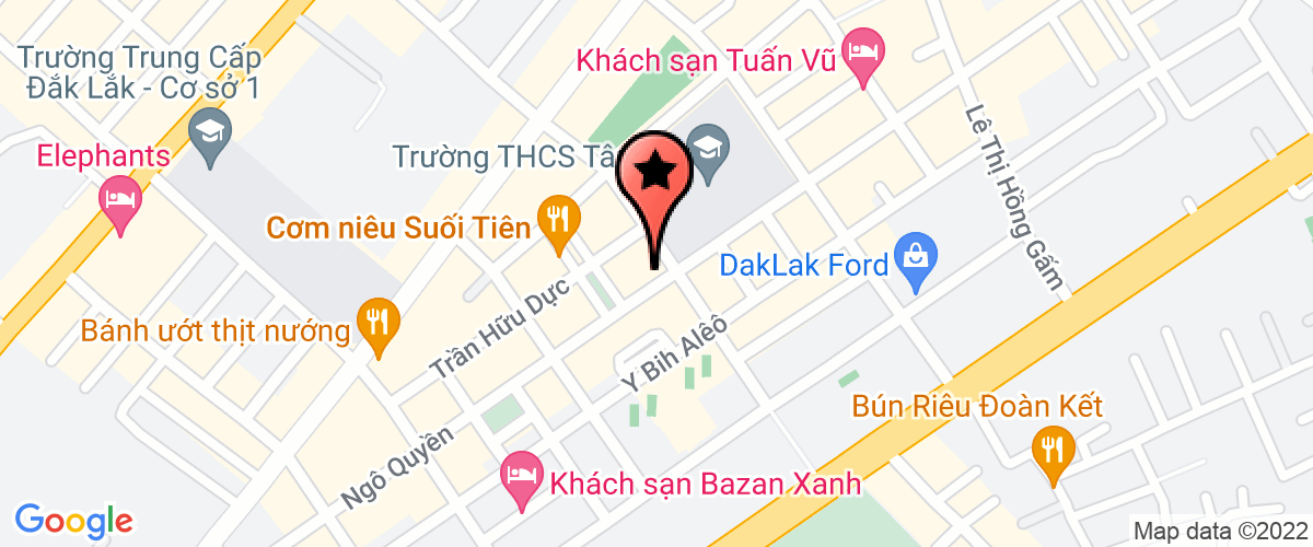 Map go to Nam Thanh Ban Me Company Limited